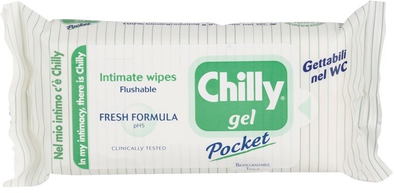 Chilly Intima Fresh papírtörlők az intim higiéniához  12 db