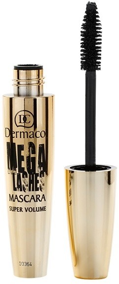 Dermacol Mega Lashes szempillaspirál a dús pillákért árnyalat Black 13 ml