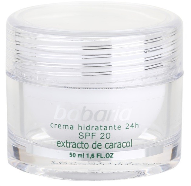 Babaria Extracto De Caracol hidratáló krém csiga kivonattal SPF 20 50 ml