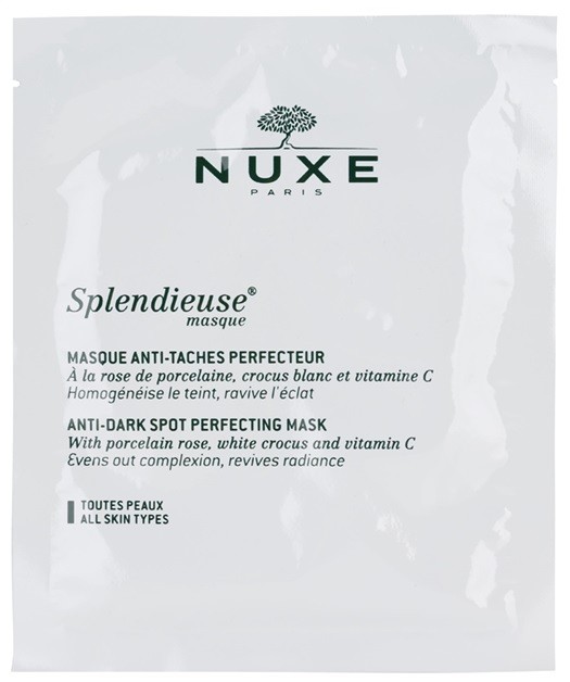 Nuxe Splendieuse maszk a pigment foltok ellen  6 x 21 ml