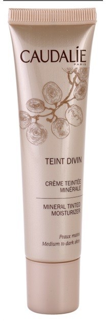 Caudalie Teint Divin ásványi hidratáló és tonizáló krém árnyalat Medium To Dark Skin 30 ml