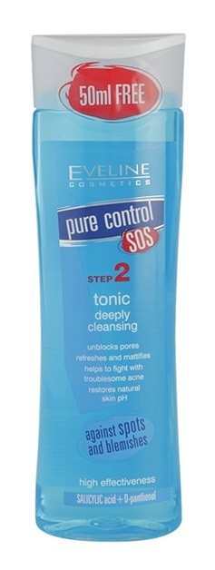 Eveline Cosmetics Pure Control tisztító tonik  200 ml