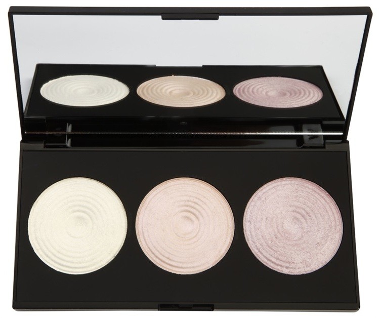 Makeup Revolution Highlight élénkítő púderek palettája  15 g