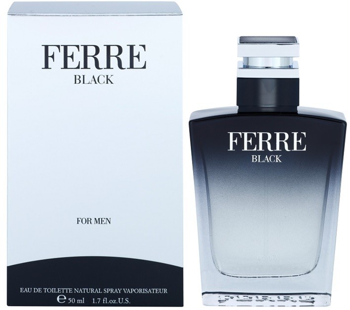 Gianfranco Ferré Ferré Black eau de toilette férfiaknak 50 ml