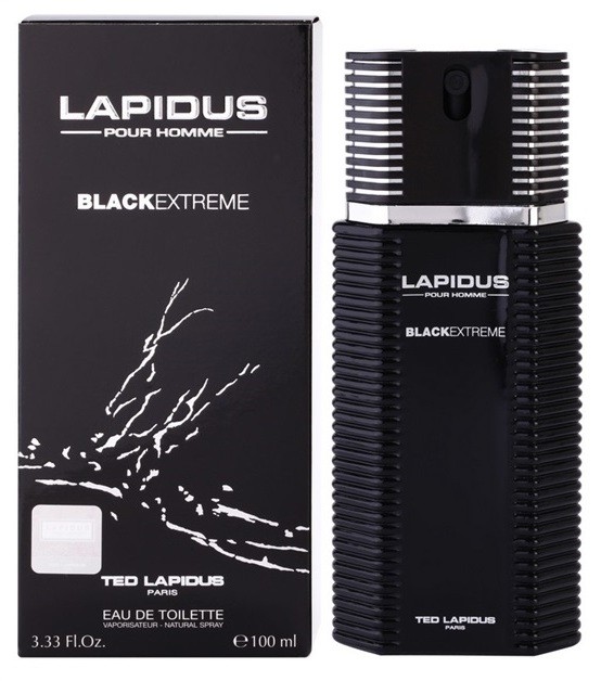 Ted Lapidus Lapidus Pour Homme Black Extreme eau de toilette férfiaknak 100 ml