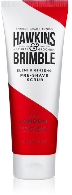 Hawkins & Brimble Natural Grooming Elemi & Ginseng borotválkozás előtti arcpeeling   125 ml