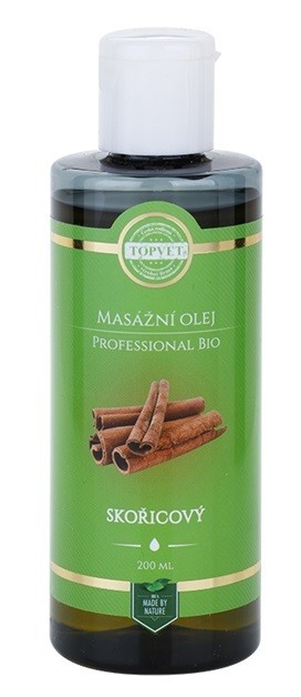 Topvet Professional Bio masszázsolaj fahéj  200 ml