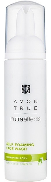 Avon True NutraEffects tisztító hab kombinált és zsíros bőrre  150 ml