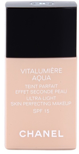 Chanel Vitalumière Aqua ultra könnyű make-up a ragyogó bőrért árnyalat 30 Beige SPF 15  30 ml