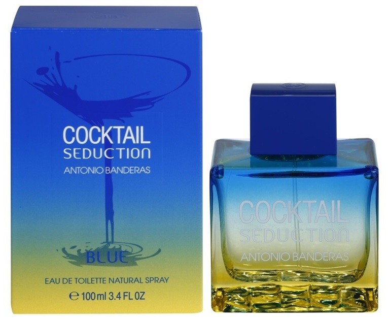 Antonio Banderas Cocktail Seduction Blue eau de toilette férfiaknak 100 ml