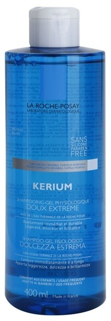 La Roche-Posay Kerium gyengéd fiziológiás géles sampon normál hajra  400 ml