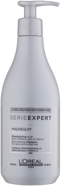 L’Oréal Professionnel Série Expert Silver ezüst sampon  semlegesíti a sárgás tónusokat  500 ml