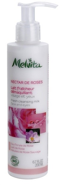 Melvita Nectar de Roses frissítő, tisztító arcápoló tej  200 ml