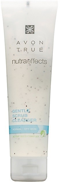 Avon True NutraEffects gyengéd bőrradír normál és száraz bőrre  100 ml