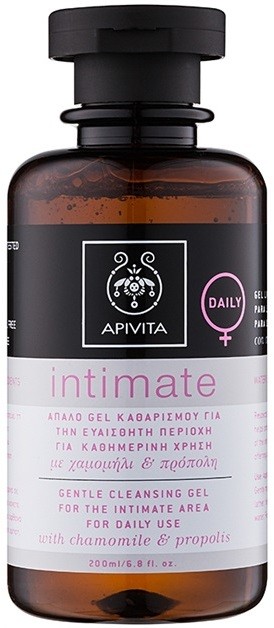 Apivita Intimate gél intim higiéniára mindennapi használatra  200 ml