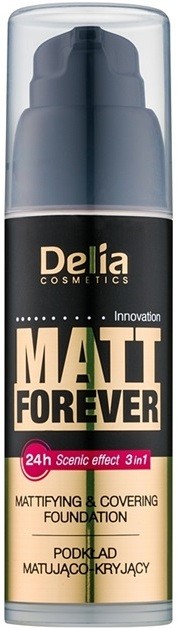 Delia Cosmetics Matt Forever könnyű make-up árnyalat 42 35 ml