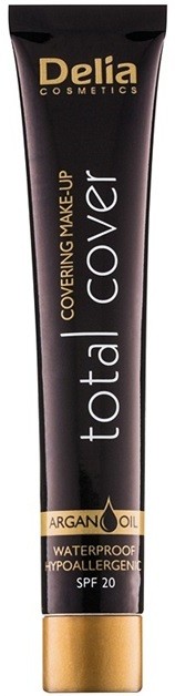 Delia Cosmetics Total Cover vízálló make-up SPF 20 árnyalat 55 Natural 25 g