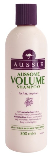 Aussie Aussome Volume Sampon finom, lesimuló hajra  300 ml