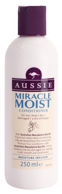 Aussie Miracle Moist kondícionáló a száraz, sérült hajra  250 ml