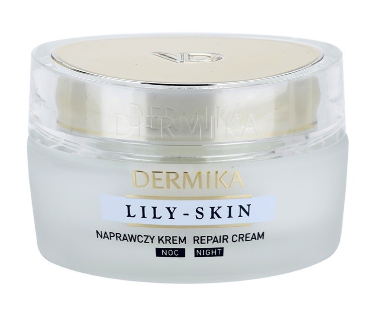 Dermika Lily Skin megújító éjszakai krém a fiatalos kinézetért  50 ml