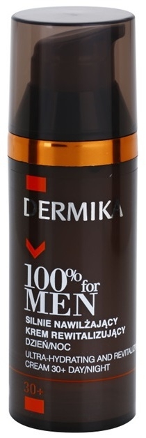 Dermika 100% for Men rendkívüli hidratáló és revitalizáló krém 30+  50 ml