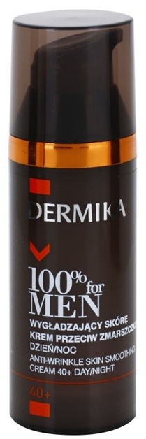 Dermika 100% for Men bőrkisimító ránc elleni krém 40+  50 ml