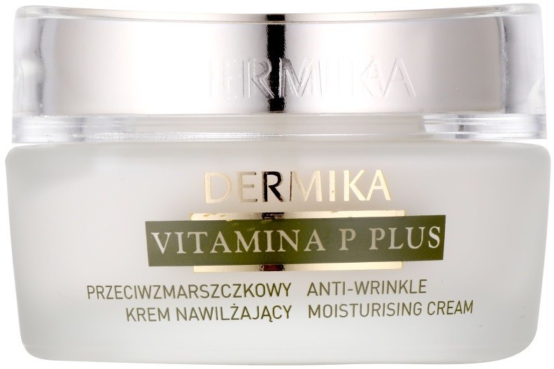 Dermika Vitamina P Plus hidratáló ránctalanító krém Érzékeny, bőrpírra hajlamos bőrre  50 ml