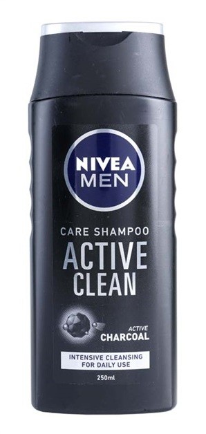 Nivea Men Active Clean sampon aktív faszénnel  250 ml