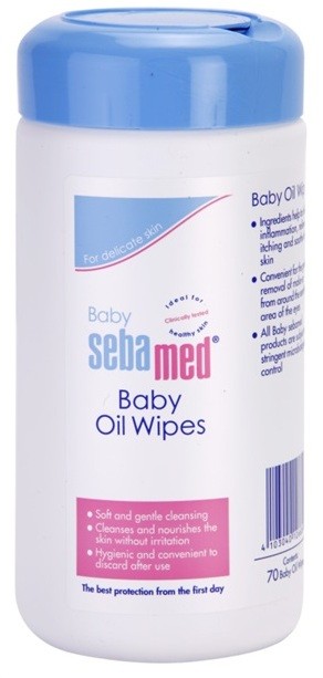 Sebamed Baby Care olajos baba törlőkendő  70 db