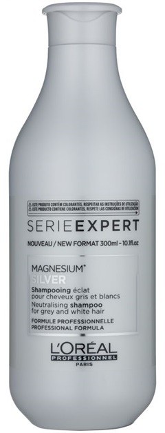 L’Oréal Professionnel Série Expert Silver ezüst sampon  semlegesíti a sárgás tónusokat  300 ml