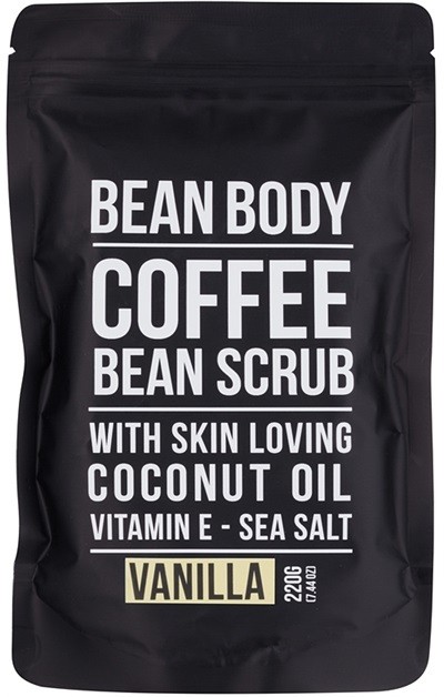 Bean Body Vanilla testradír  220 g