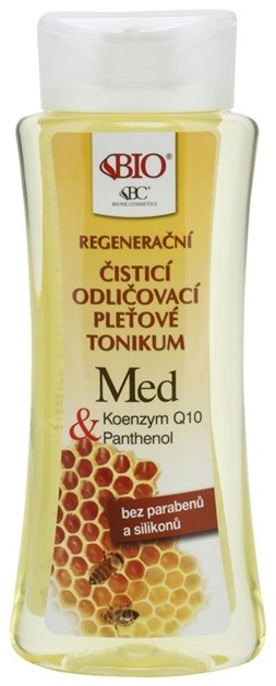 Bione Cosmetics Honey + Q10 regeneráló tisztító tonik  255 ml