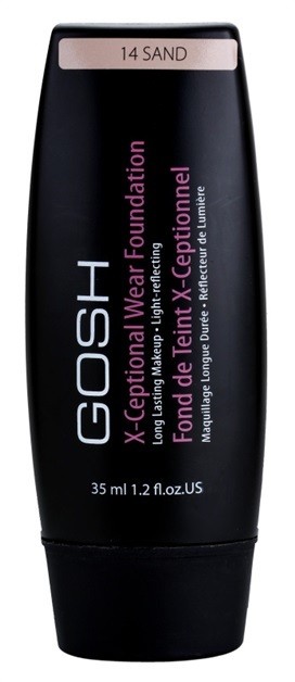 Gosh X-ceptional hosszan tartó make-up árnyalat 14 Sand 35 ml