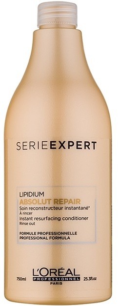 L’Oréal Professionnel Série Expert Absolut Repair Lipidium regeneráló kondicionáló nagyon sérült hajra  750 ml