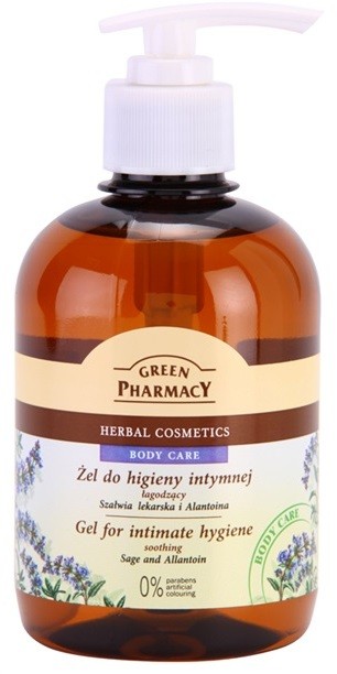 Green Pharmacy Body Care Sage & Allantoin nyugtató gél intim higiéniára  370 ml