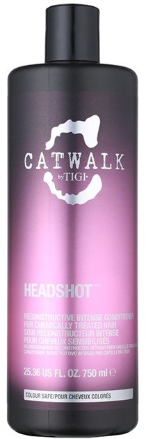 TIGI Catwalk Headshot intenzíven regeneráló kondicionáló a kémiailag kezelt hajra  750 ml