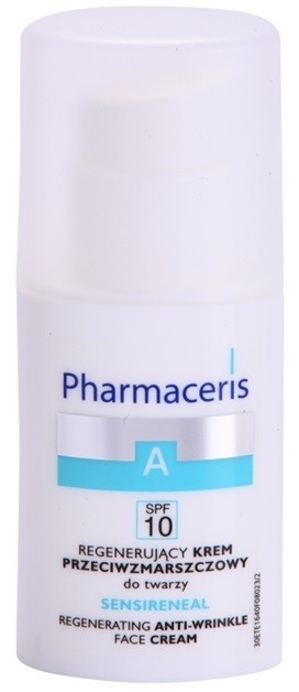 Pharmaceris A-Allergic&Sensitive Sensireneal ránctalanító és regeneráló krém a nagyon érzékeny bőrre SPF 10  30 ml