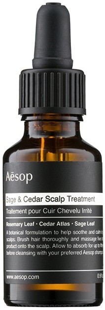 Aésop Hair Sage & Cedar hidratáló hajmosás előtti  hajkúra   25 ml