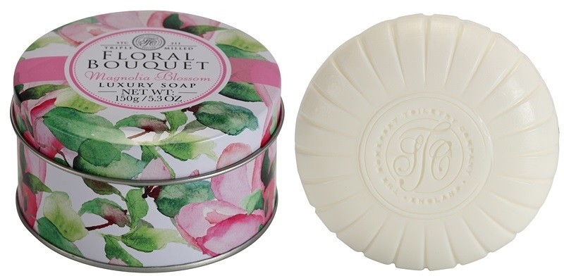 The Somerset Toiletry Co. Floral Bouquet Magnolia Blossom luxus bar szappan  150 g