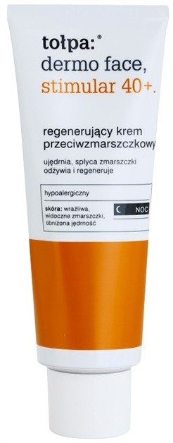 Tołpa Dermo Face Stimular 40+ regeneráló éjszakai krém a ráncok ellen  40 ml