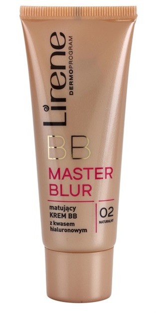 Lirene Master Blur mattító BB krém hialuronsavval 02 Natural 40 ml