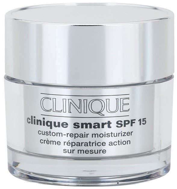 Clinique Clinique Smart nappali ránctalanító krém a száraz és kombinált bőrre SPF 15  50 ml