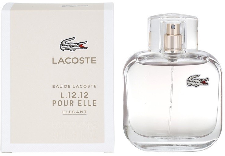 Lacoste Eau de Lacoste L.12.12 Pour Elle Elegant eau de toilette nőknek 90 ml