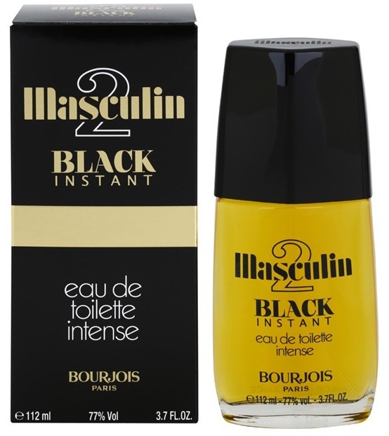 Bourjois Masculin Black Instant eau de toilette férfiaknak 112 ml