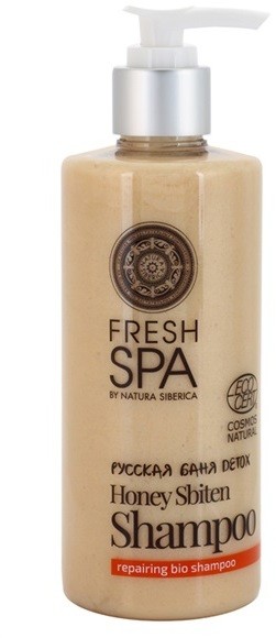 Natura Siberica Fresh Spa Bania Detox megújító természetes sampon  300 ml