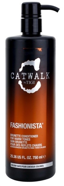 TIGI Catwalk Fashionista kondicionáló a barna haj meleg árnyalataihoz  750 ml