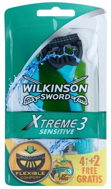 Wilkinson Sword Xtreme 3 Sensitive eldobható borotvák  6 db