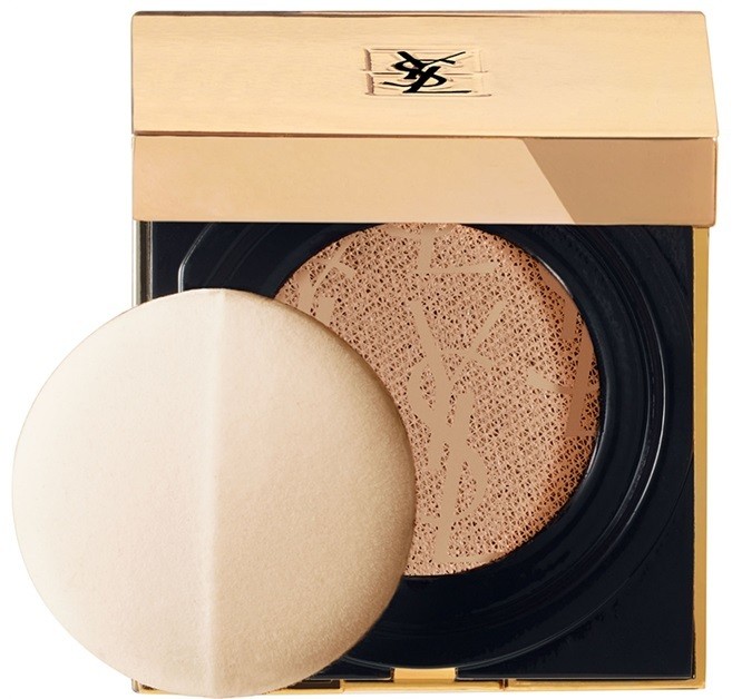 Yves Saint Laurent Touche Éclat Le Cushion radiance folyékony smink szivaccsal árnyalat B 40 Sand 15 g