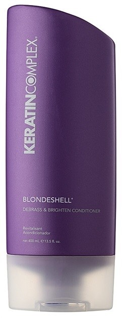 Keratin Complex Blondeshell tápláló kondícionáló a szőke és melírozott hajra parabénmentes  400 ml