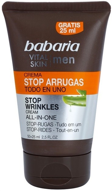 Babaria Vital Skin hidratáló krém a ráncok ellen  75 ml